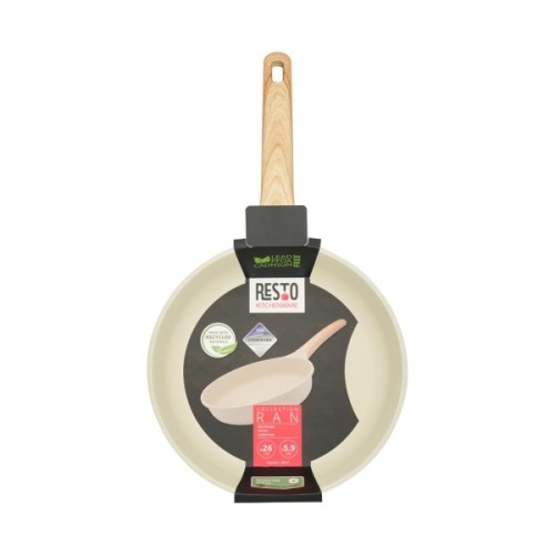Сковорода Resto Ran біла 26 см (93810)