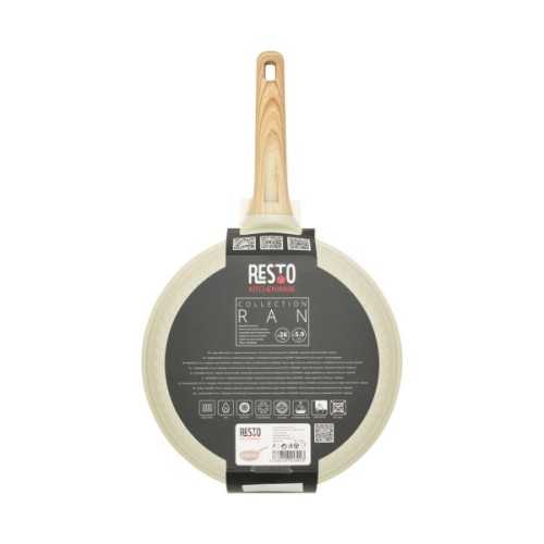 Сковорода Resto Ran біла 26 см (93810)