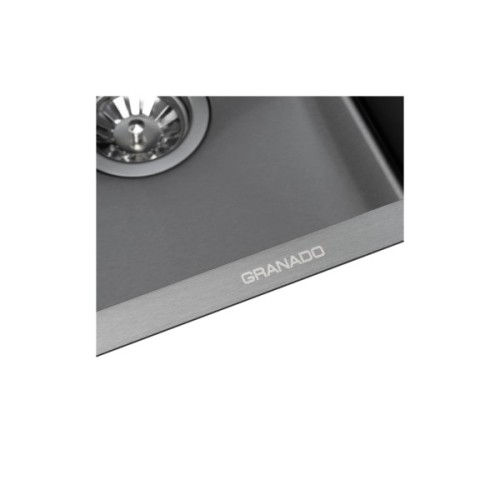 Мийка кухонна GRANADO Under top mini STEEL S201 black (GS10201B)