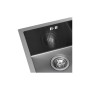 Мийка кухонна GRANADO Under top mini STEEL S201 black (GS10201B)