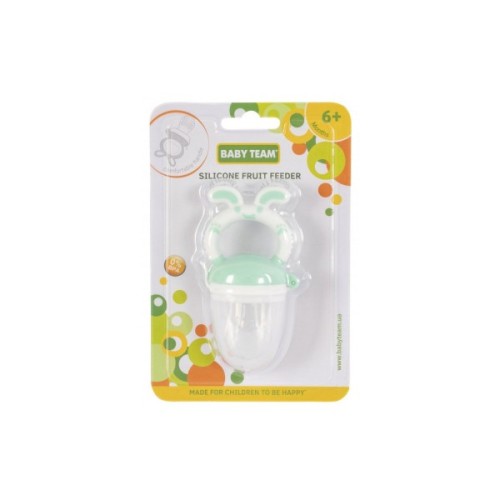 Ніблер Baby Team силіконовий (6203_бірюзовий)