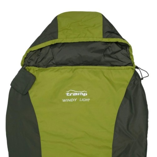 Спальний мішок Tramp Windy Light кокон лівий olive (UTRS-055-olive-L)