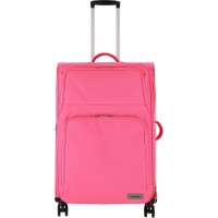 Валіза Bagland Валенсія велика 83 л 003796627 Яскраво-малинова (831517572)