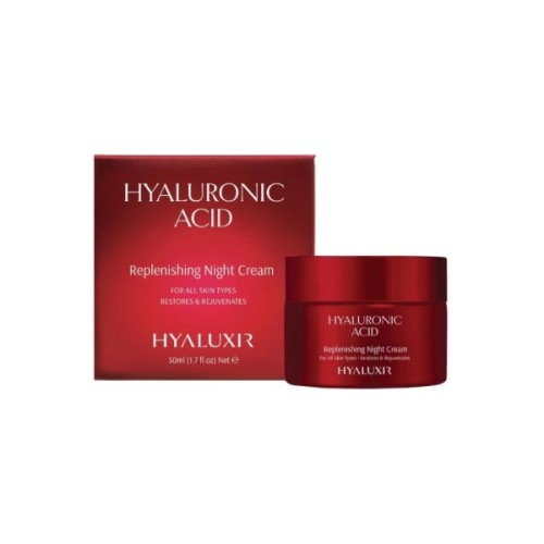 Крем для обличчя Hyaluxir Hyaluronic Acid Нічний з гіалуроновою кислотою Відновлювальний 50 мл (3701120011705)