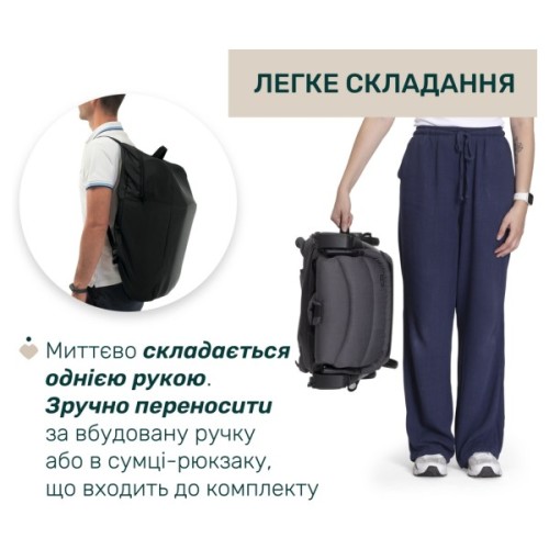 Коляска Chicco We 2 Чорна (87167.31)