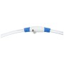 Нашийник для тварин Trixie Flash Light Ring USB мигаючий силіконовий синій L–XL 65 см/8 мм (4057589126658)