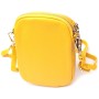 Сумка Vintage Жіноча з м'якої натуральної шкіри Жовта (22342)