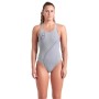 Купальник Arena Trail Swimsuit V Back 009022-520 Сірий 38 (3468337535959)