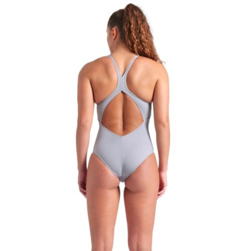 Купальник Arena Trail Swimsuit V Back 009022-520 Сірий 38 (3468337535959)