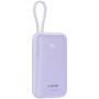 Батарея універсальна Canyon 10000mAh OnPower 101 PD/22.5W built-in cable Purple (CNS-CPB101PU)