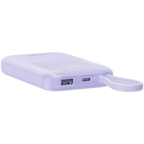 Батарея універсальна Canyon 10000mAh OnPower 101 PD/22.5W built-in cable Purple (CNS-CPB101PU)