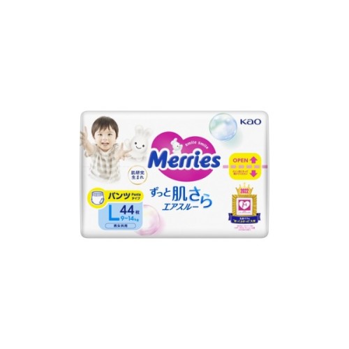 Підгузки Merries Трусики Super Jumbo L (9-14 кг) 44 шт. (4901301425874)
