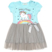 Плаття дитяче Breeze "BELIEVE IN MAGIC" (14102-86G-blue)
