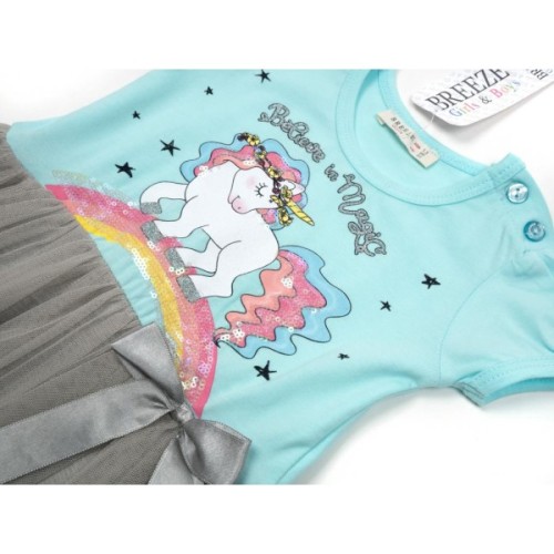 Плаття дитяче Breeze "BELIEVE IN MAGIC" (14102-86G-blue)