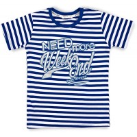 Футболка дитяча Breeze в смужку (7380-128B-blue)