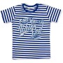 Футболка дитяча Breeze в смужку (7380-128B-blue)