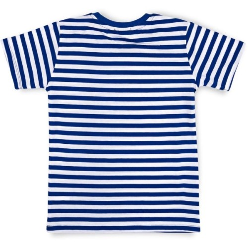 Футболка дитяча Breeze в смужку (7380-128B-blue)