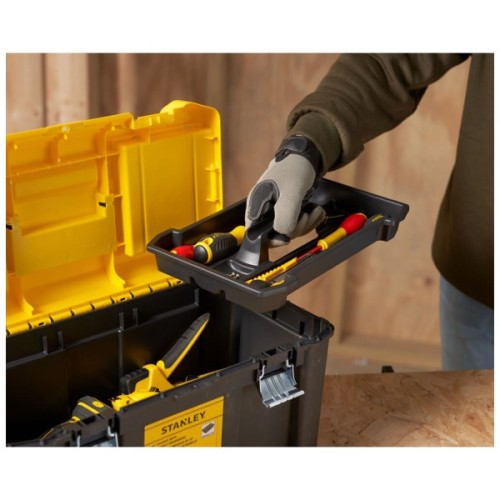 Ящик для інструментів Stanley ESSENTIAL, 482 х 254 х 250 мм (19"), пластиковий (STST75787-1)