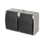 Розетка EMOS 16A 250V IP44 подвійна (A1396.1)