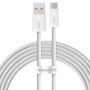 Дата кабель USB 2.0 AM to USB-C 2.0m 100W white Baseus (CALD000702)