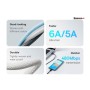 Дата кабель USB 2.0 AM to USB-C 2.0m 100W white Baseus (CALD000702)