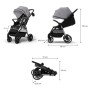 Коляска Kinderkraft Grande 2 Grey (KSGRAN02GRY0000) (5902533929610)
