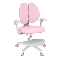 Дитяче крісло FunDesk Buono Pink з підлокітниками та підставкою для ніг (Buono Pink)