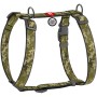 Шлея для собак WAUDOG Nylon з QR паспортом анатомічна H-подібна "Мілітарі" L (322-4026)