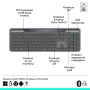 Клавіатура Logitech Slim Solar+ for Business Wireless/Bluetooth Graphite (920-013779)