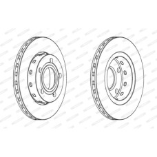 Гальмівний диск FERODO DDF1887C