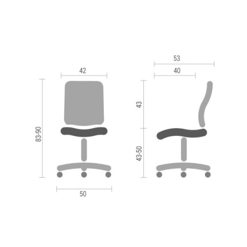 Офісне крісло Аклас Іві TILT Помаранчевий (Оранжевый) (10052469)