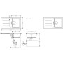 Мийка кухонна Hansgrohe S520-F345 (43356170)