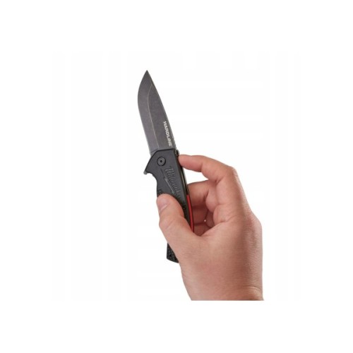 Ніж Milwaukee HARDLINE Smooth викидний з гладким лезом (48221994)