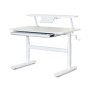 Парта ErgoKids з полицею S50 XL White (TH-210 W + BD-S50 XL)