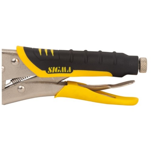 Кліщі Sigma затискні універсальні напівкруглі 250мм CrV (4340271)