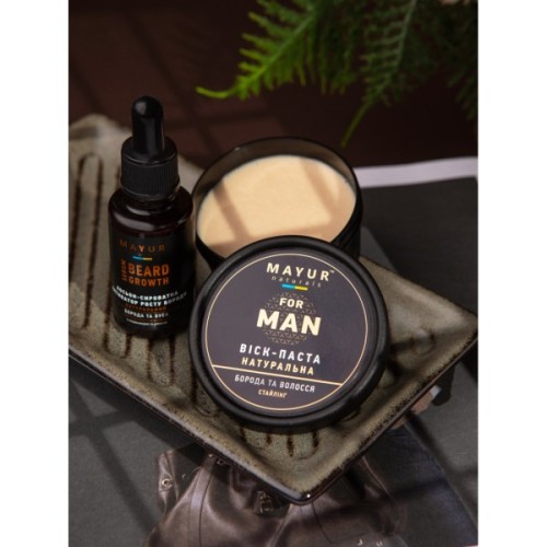 Віск для волосся Mayur Для стайлінгу бороди та волосся 50 мл (4820230952872)