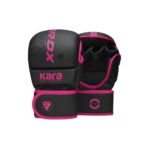 Рукавички для MMA RDX F6 Matte Pink Plus XS/S (GSR-F6MP-XS/S+)