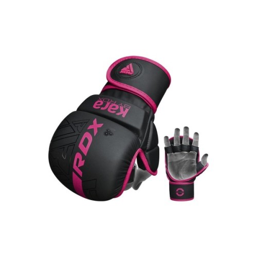 Рукавички для MMA RDX F6 Matte Pink Plus XS/S (GSR-F6MP-XS/S+)