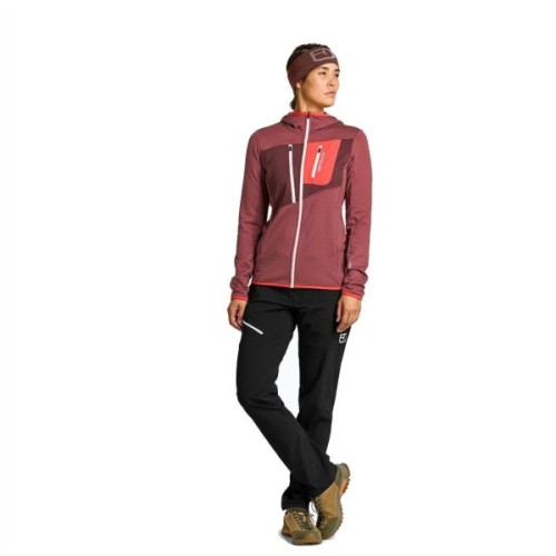 Кофта Ortovox Fleece Grid Hoody Wms mountain rose - XS (025.001.1151)