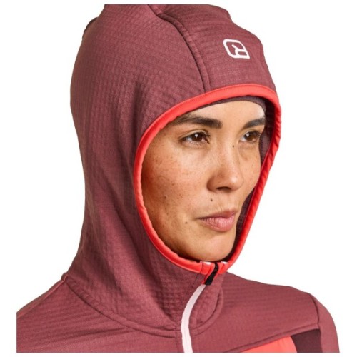 Кофта Ortovox Fleece Grid Hoody Wms mountain rose - XS (025.001.1151)