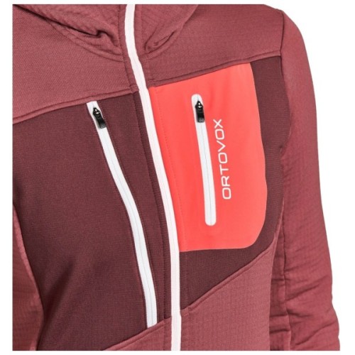 Кофта Ortovox Fleece Grid Hoody Wms mountain rose - XS (025.001.1151)