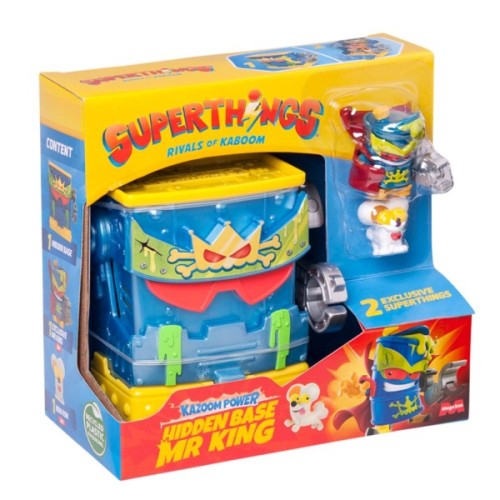 Ігровий набір SuperThings серії Kazoom Power - Прихована база Містера Кінга (PSTSP112IN240)