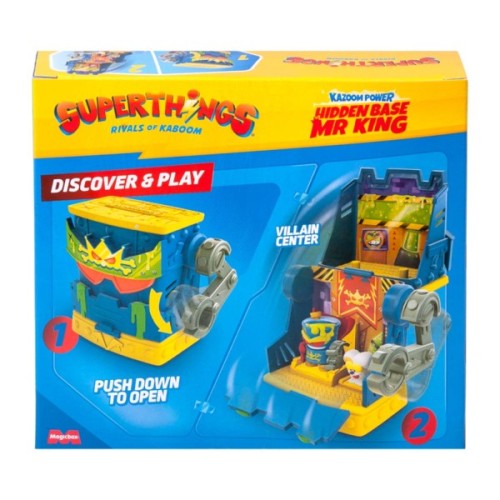 Ігровий набір SuperThings серії Kazoom Power - Прихована база Містера Кінга (PSTSP112IN240)