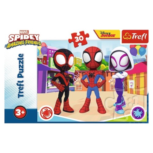 Пазл Trefl Spiderman Пригоди Спайді та друзів 30 елементів (5900511182859)