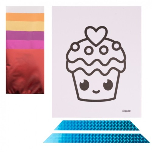 Набір для творчості 1 вересня Капкейк Аплікація фольгою (954560)