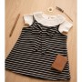 Набір дитячого одягу POP FASHION з футболкою в смужку (7492-104G-black)