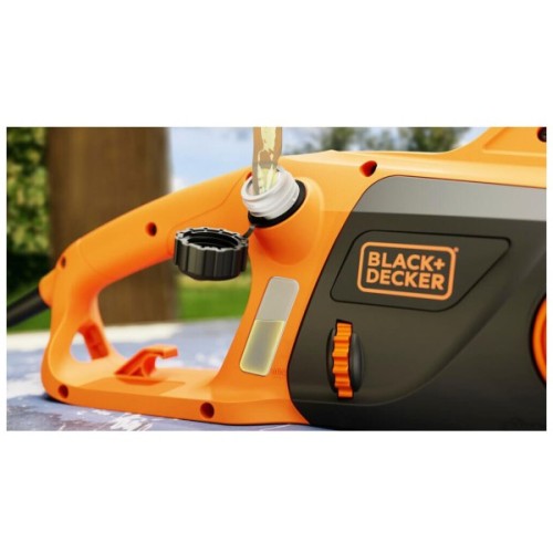 Ланцюгова пила Black&Decker 2.0 кВт, шина 45 см, швидкість 14,50 м/с, ланцюг 3/8' (BECS2245)