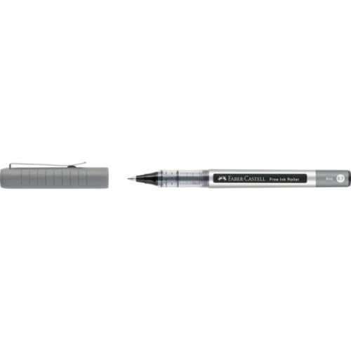 Ролер Faber-Castell Free Ink rollerball, колір чорнила чорний, 0,7 мм, одноразова (29137)