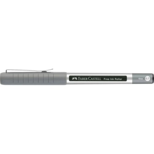 Ролер Faber-Castell Free Ink rollerball, колір чорнила чорний, 0,7 мм, одноразова (29137)