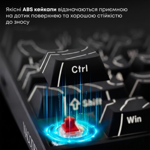 Клавіатура Ajazz NacodeX NK68 V2 Red Switch LED USB UA Purple/White/Blue (NK68-V2-R-PWB)